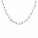 Eternal Hearts Tennis Necklace