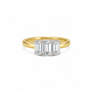 Eternity Trio Emerald Cut Ring