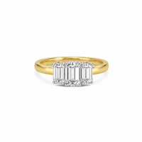 Eternity Trio Emerald Cut Ring