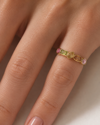 Mosaic Pastel Promise Ring