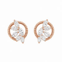 Verdant Bloom Diamond Earrings
