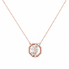 Verdant Bloom Diamond Pendant Set