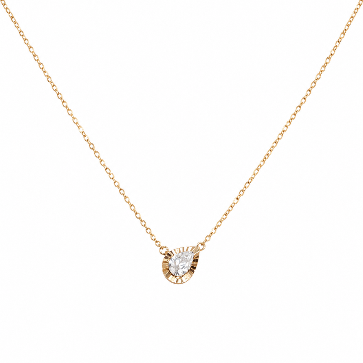 Radiant Teardrop Necklace
