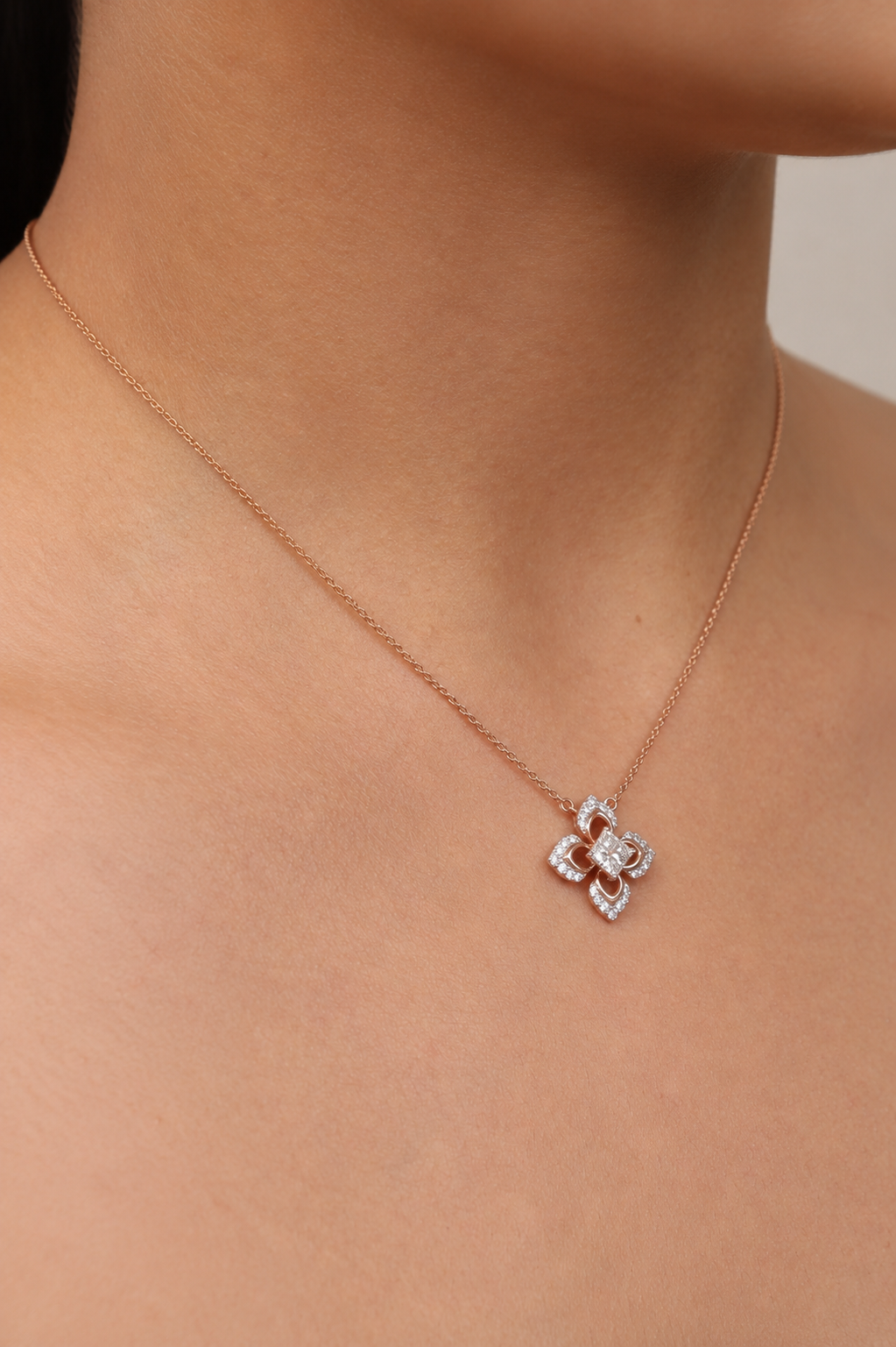 Floral Clover Pendant