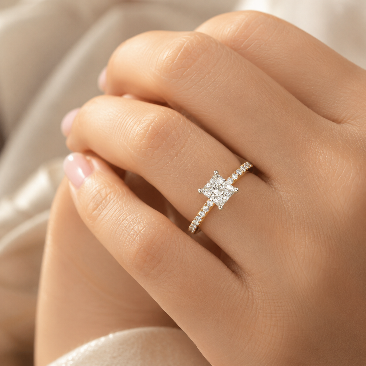 Elara Ring - Princess 0.5ct