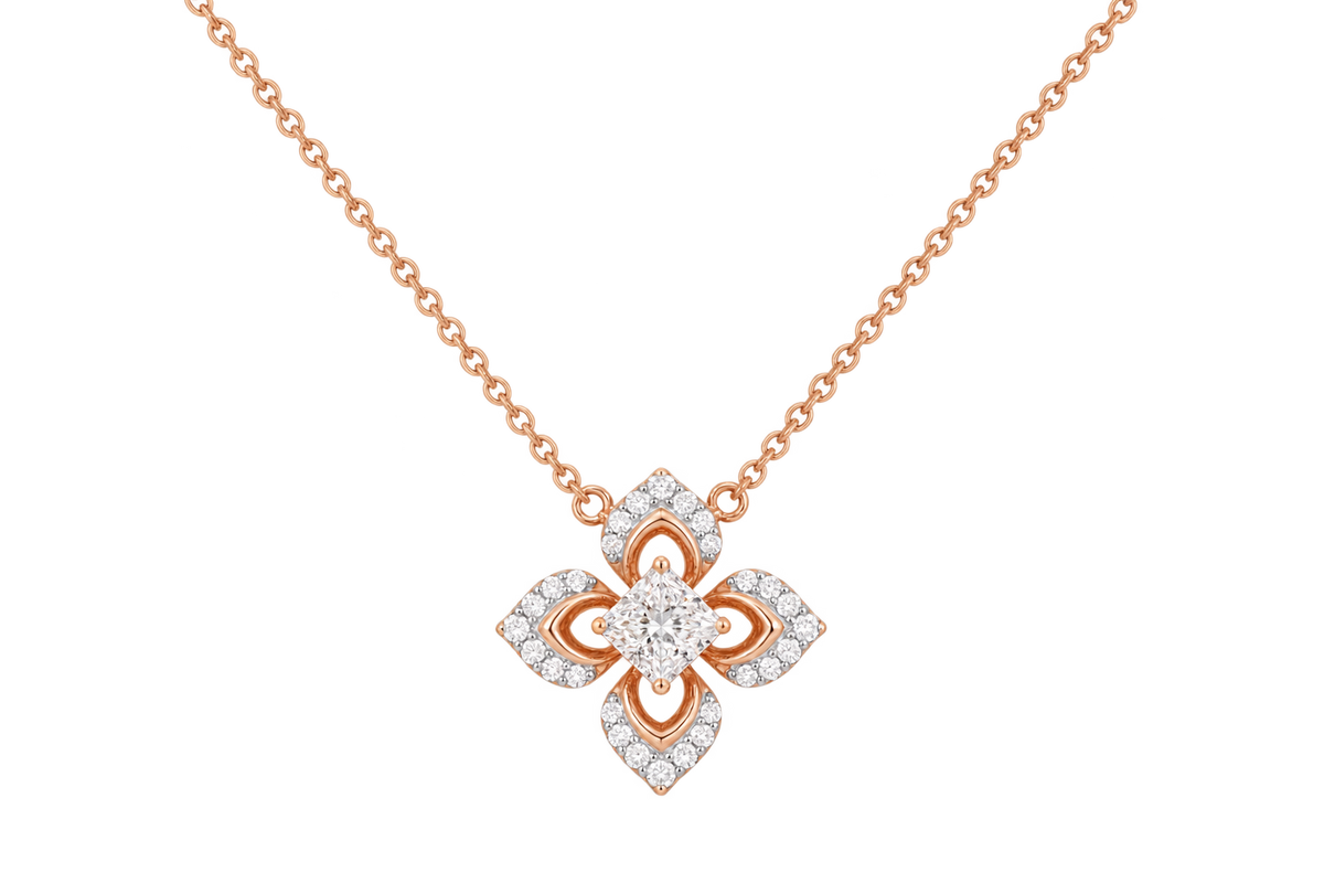 Floral Clover Pendant