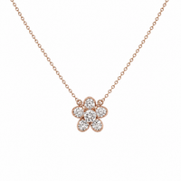 Flower Stone Necklace