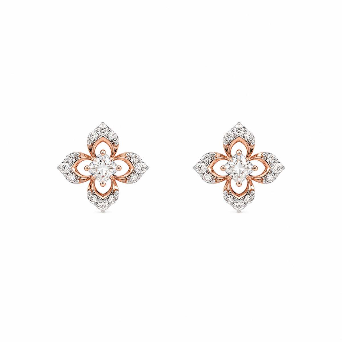 Floral Clover Pendant Set