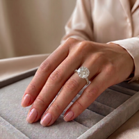 The Clara Crest Ring - Round 2ct