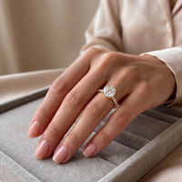 The Clara Crest Ring - Round 1ct