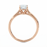 Classic solitaire ring - Emerald 0.5ct