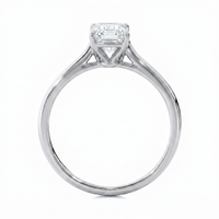 Classic solitaire ring - Emerald 1ct