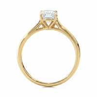Classic solitaire ring - Emerald 1ct