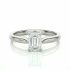 Classic solitaire ring - Emerald 1ct