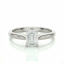 Classic solitaire ring - Emerald 1ct