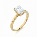 Classic solitaire ring - Emerald 1ct