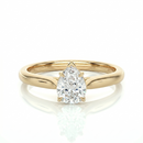 Classic solitaire ring - Pear 1ct