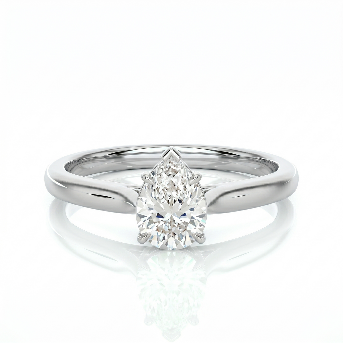9 kt / White Gold / 7
