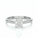 Classic solitaire ring - Pear 1ct