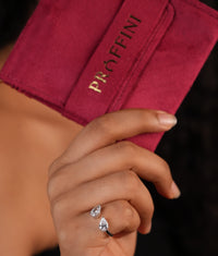 Twin Pear Open Ring