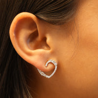 Whisper Heart Studs