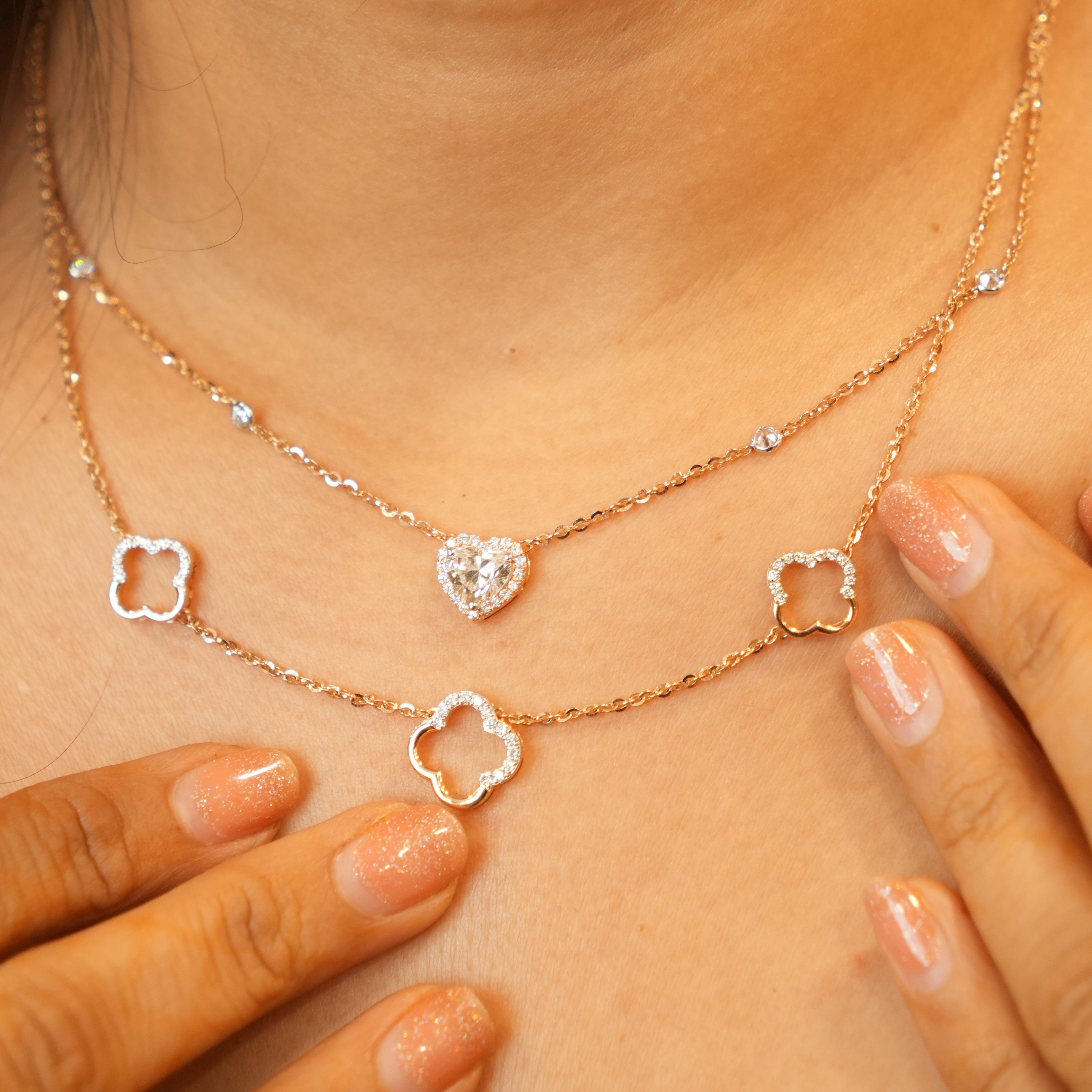 Hearts & Clover Harmony necklace