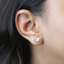 Amora Heart Studs