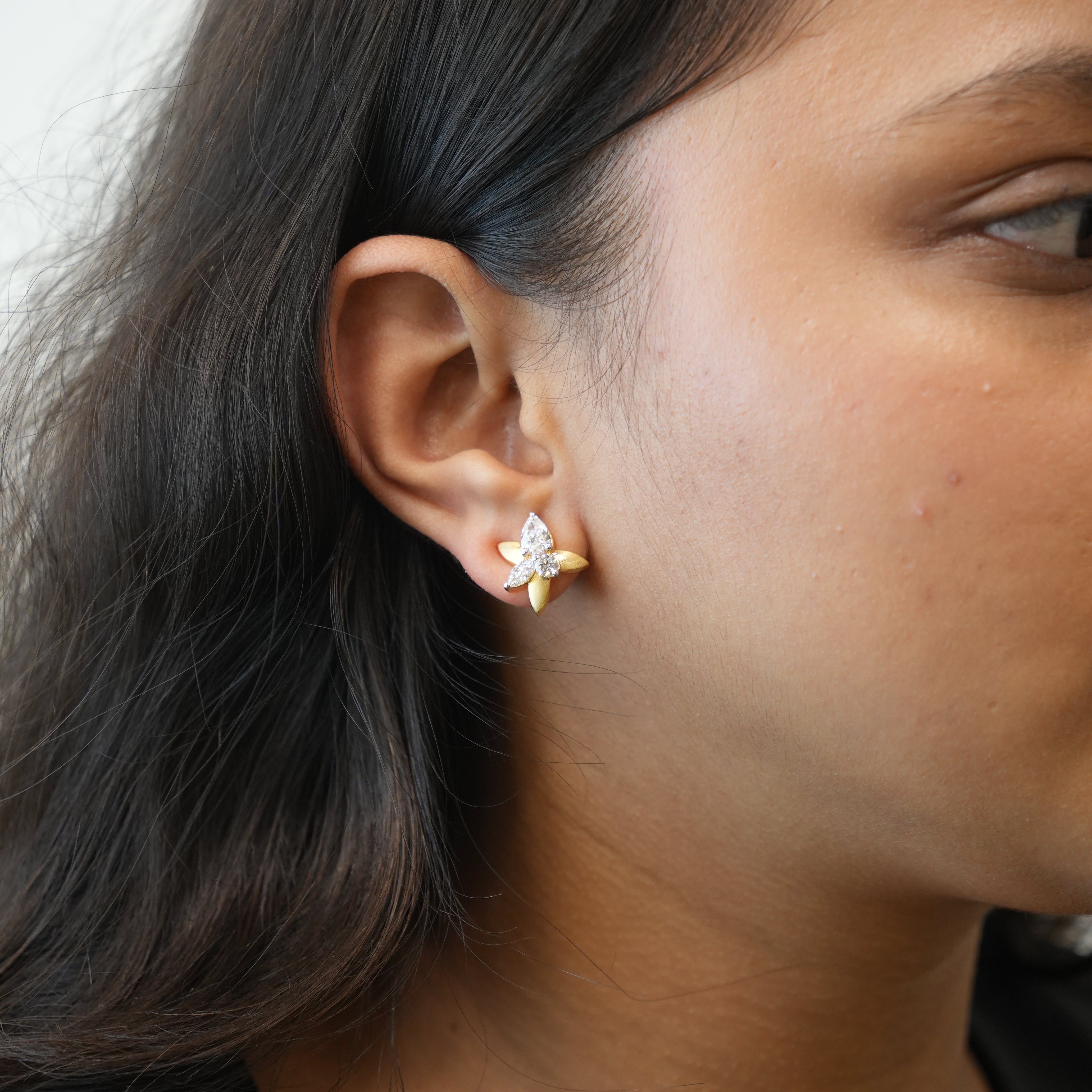 Golden Ivy Studs