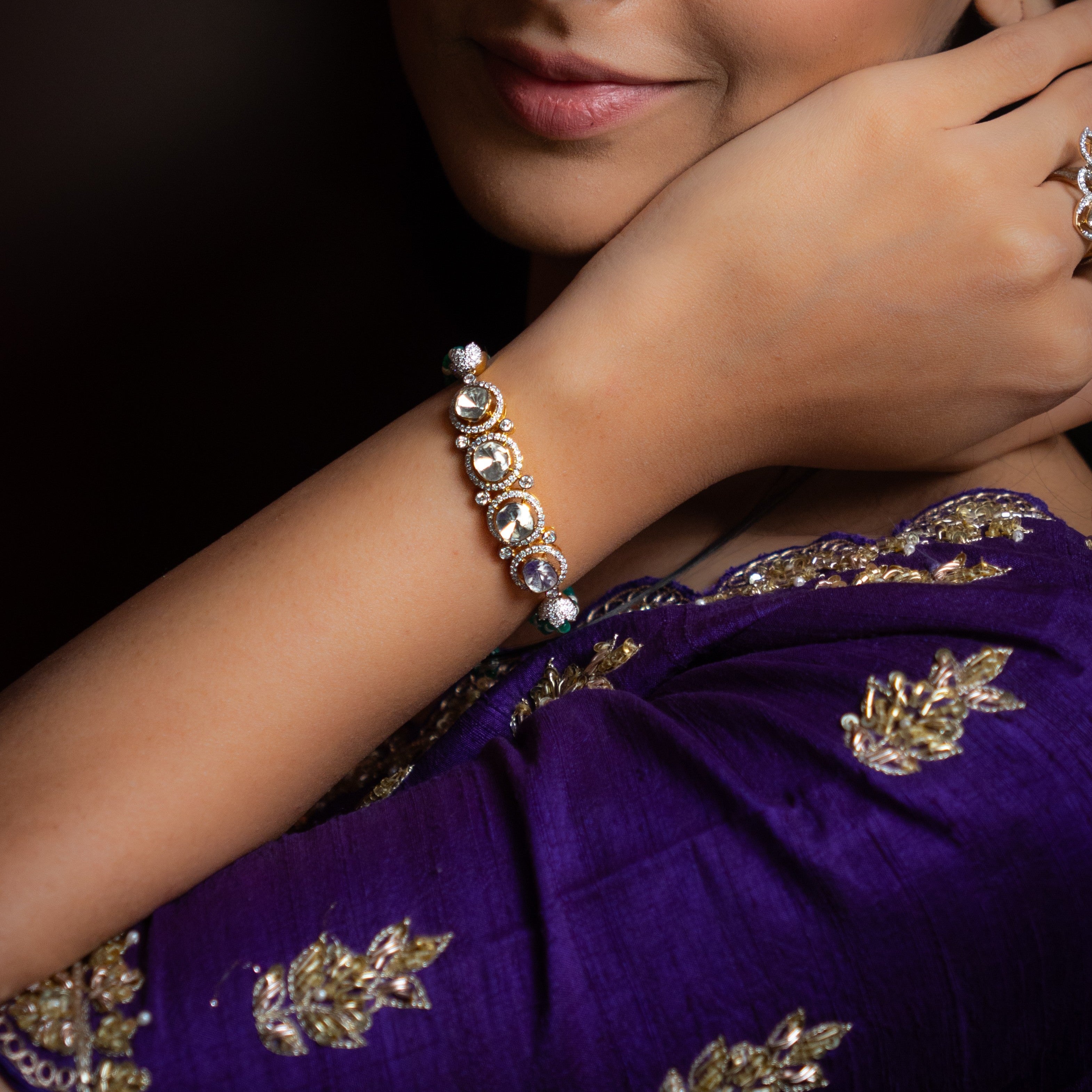Quadri polki bracelet
