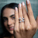 Floral Cluster Ring