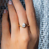 Dewdrop Ring - 1.1 ct pear