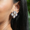 Quadra Bloom Polki Earrings