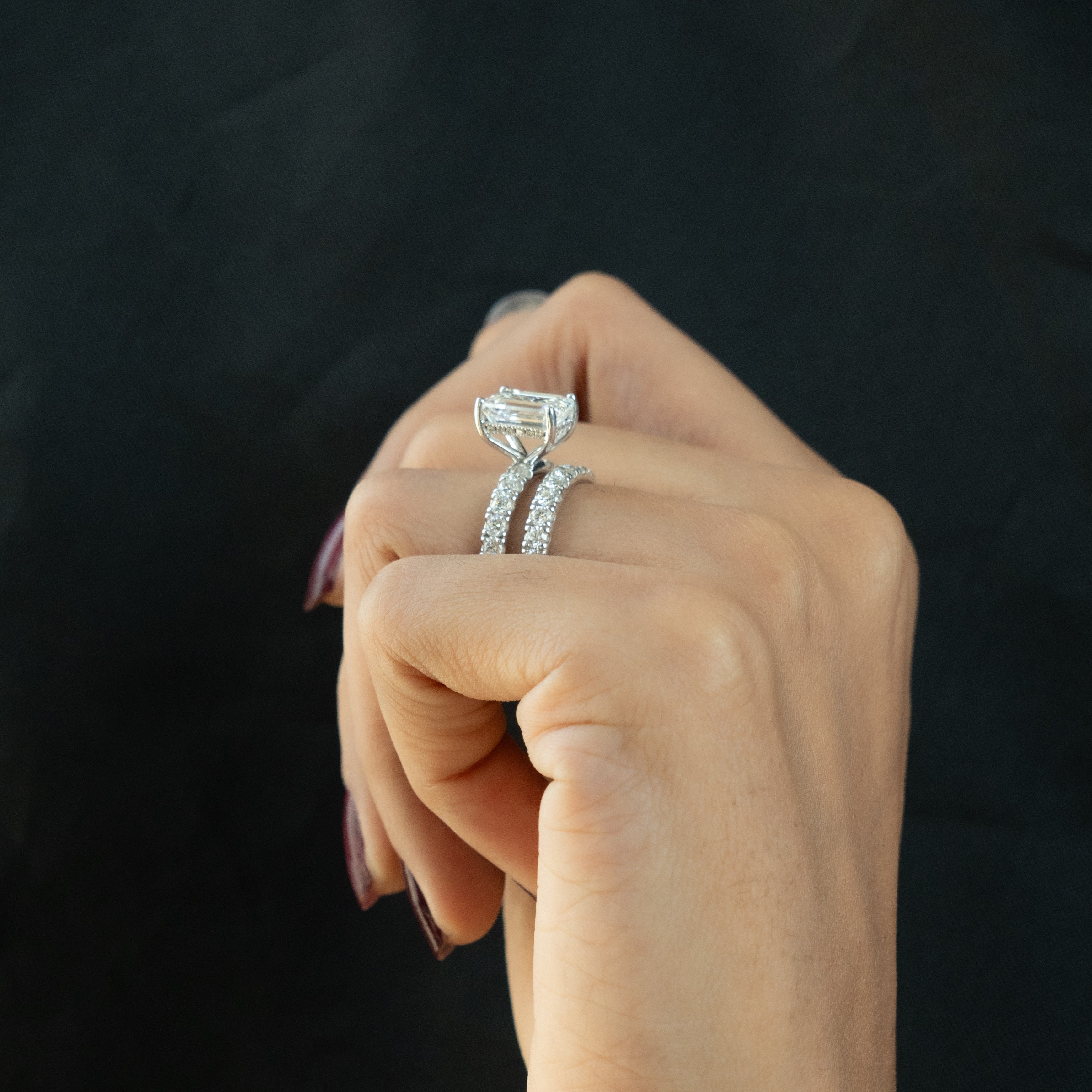 Solasta Duo - 3 ct Emerald