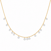 Aria Drilled Diamond Drop Chain