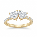 Duet Heart Ring