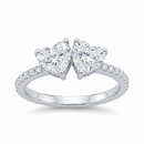 Duet Heart Ring