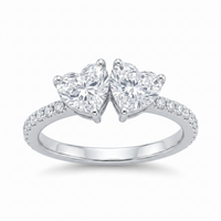 Duet Heart Ring