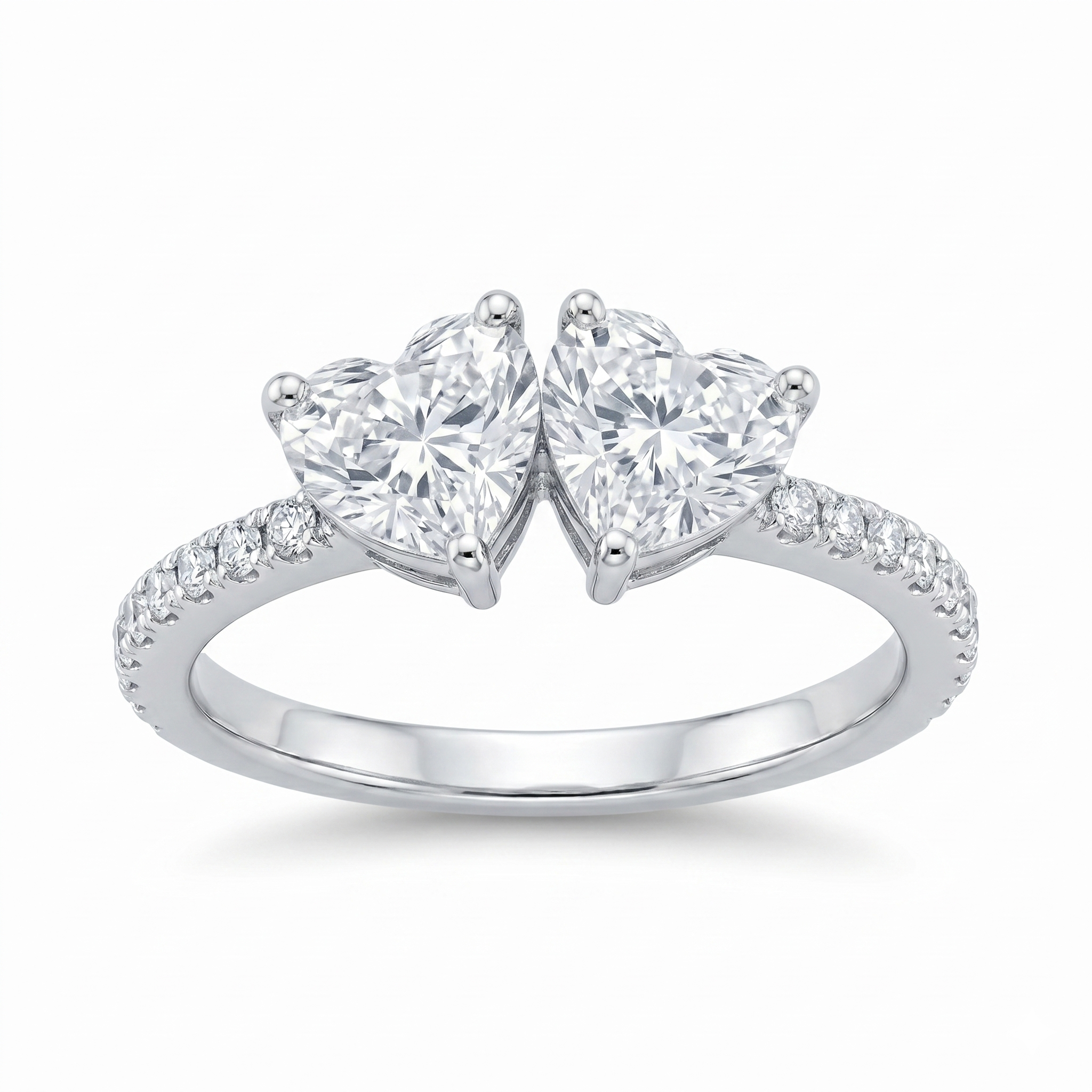 Duet Heart Ring