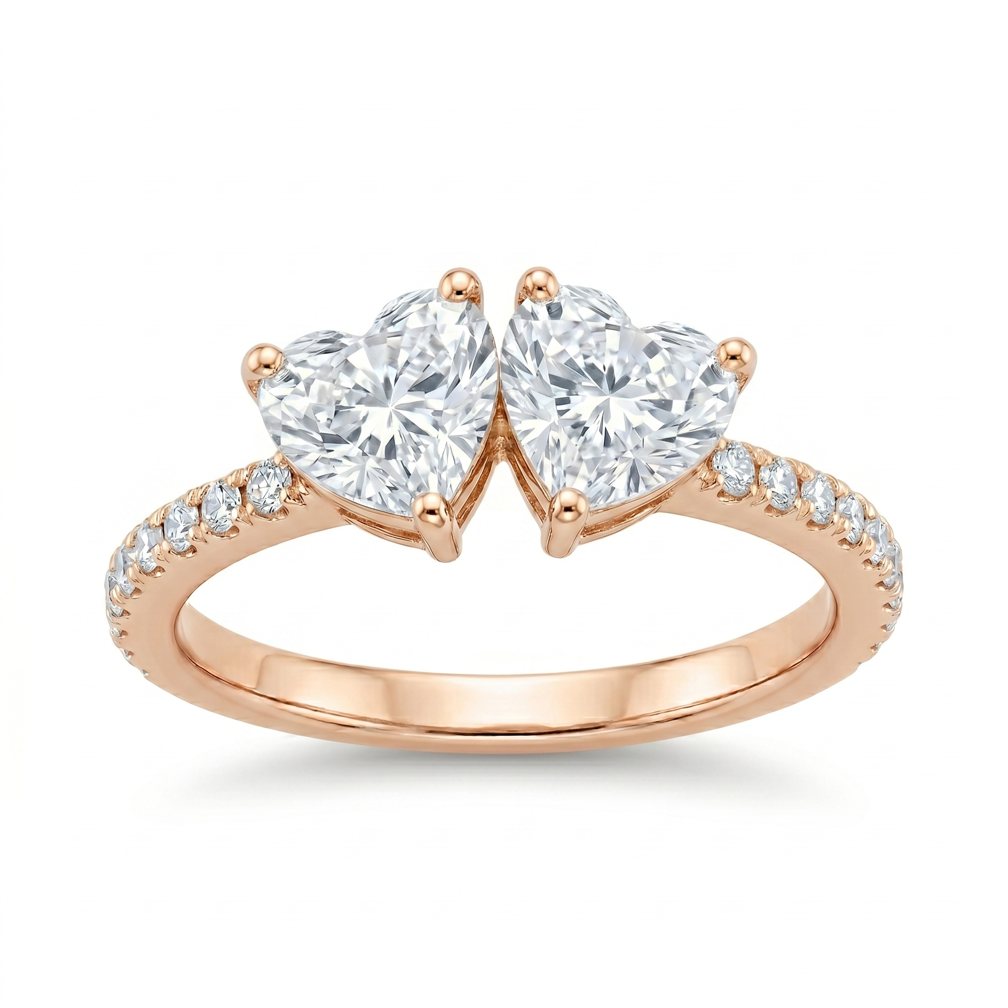 Duet Heart Ring