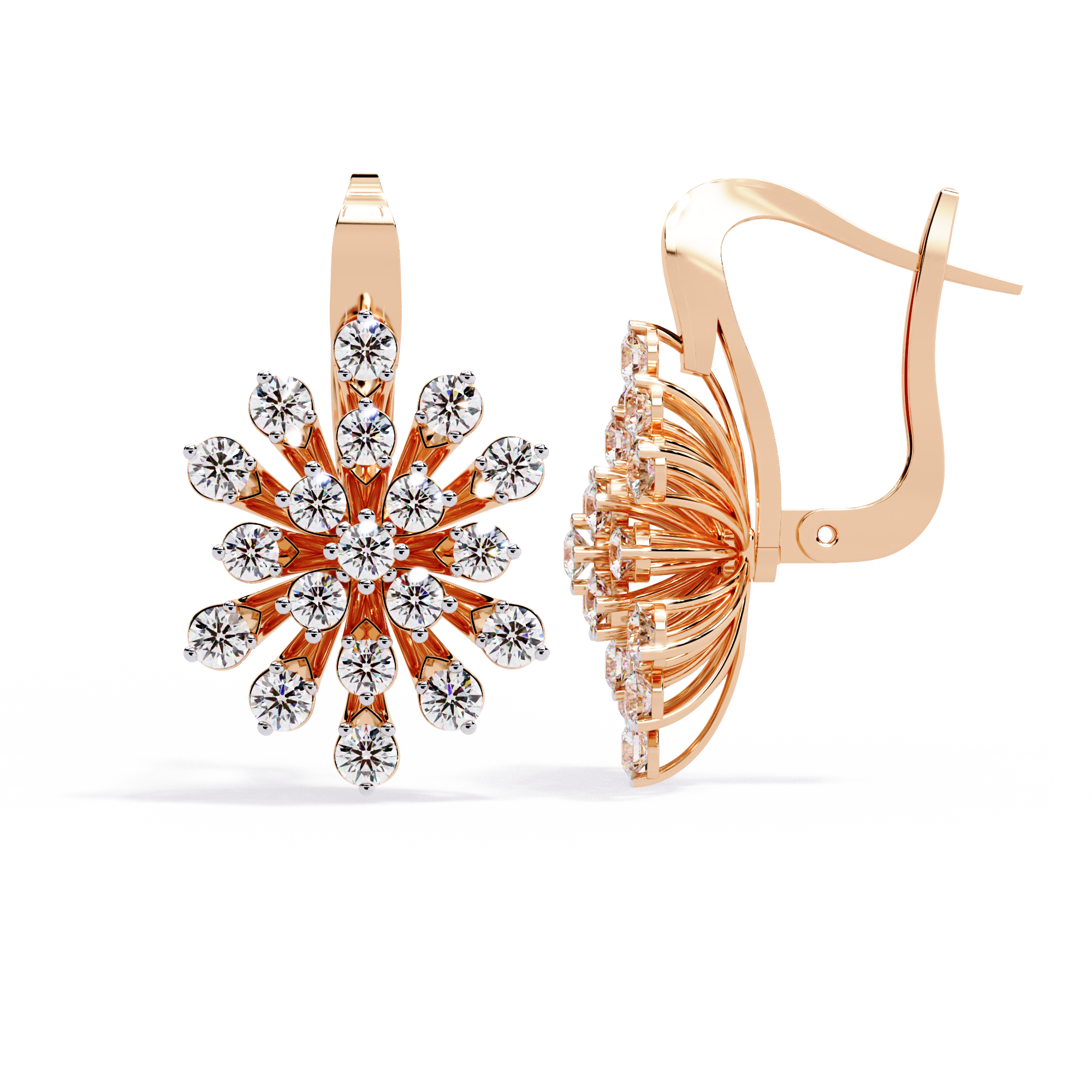 Floret Diamond Earrings