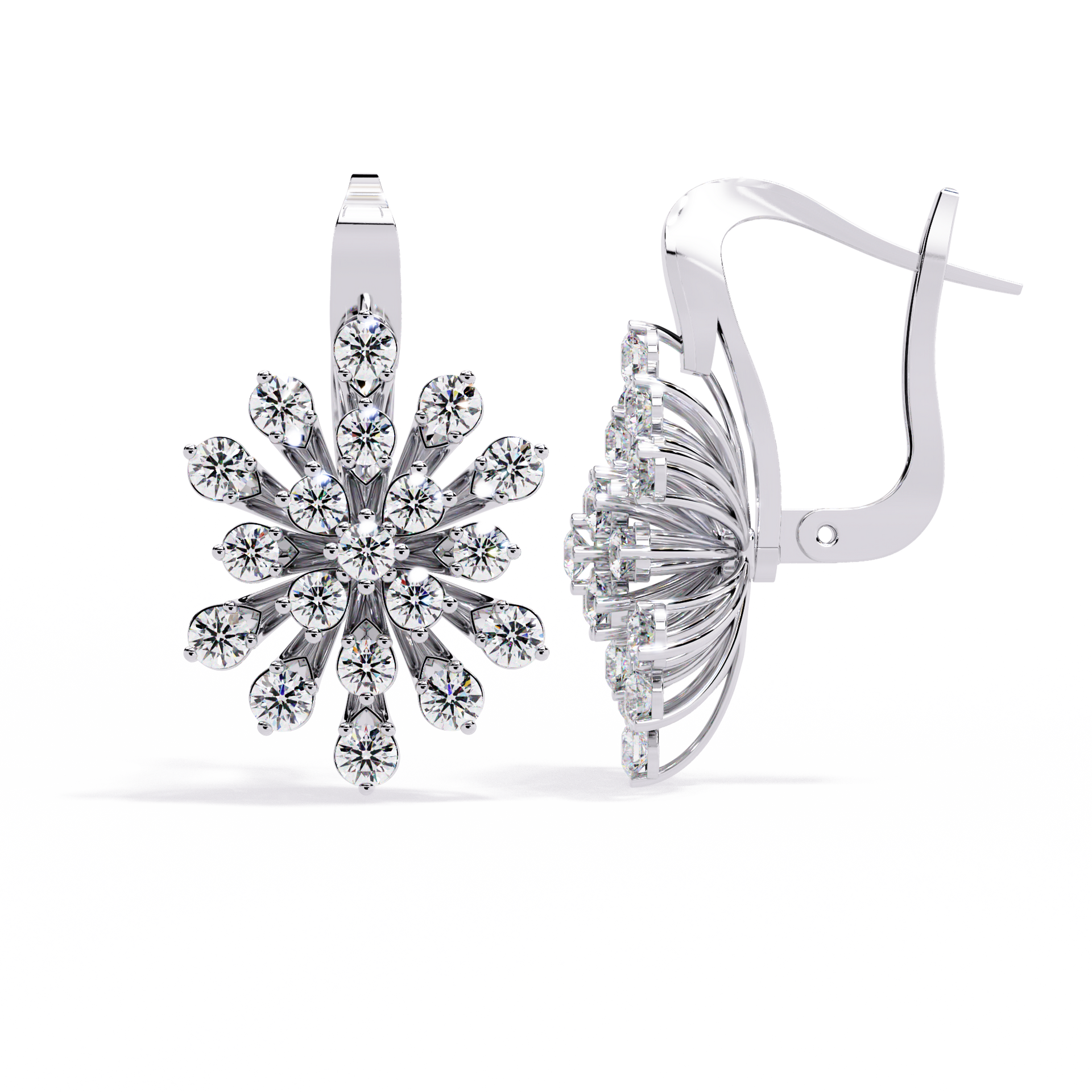 Floret Diamond Earrings