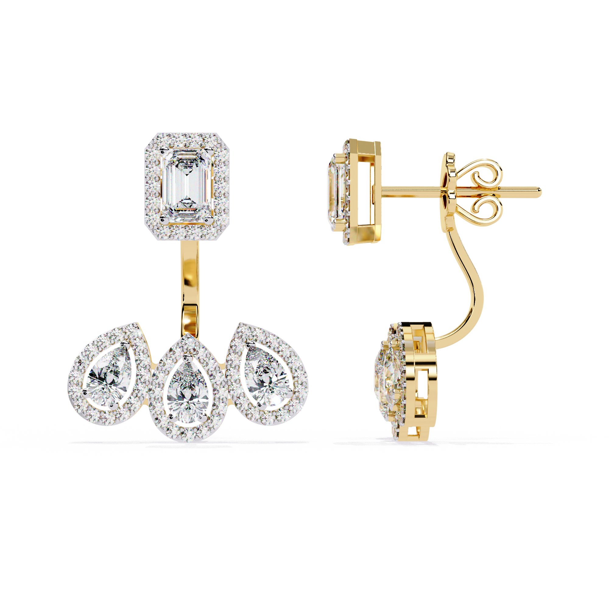 Triform Spark Earrings