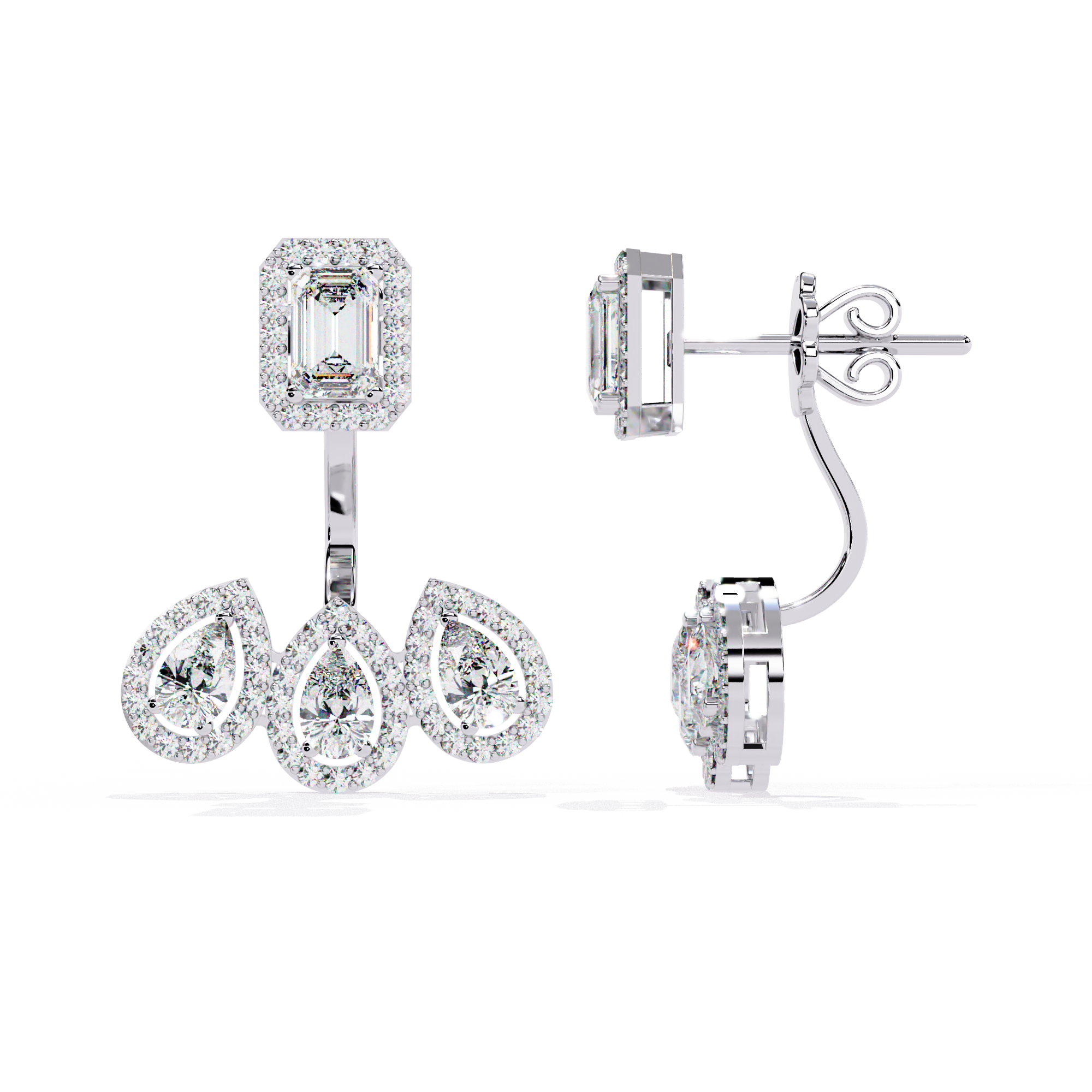 Triform Spark Earrings