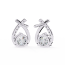 Axis Spark Earrings - 1.2 cts round