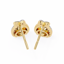 Axis Spark Earrings - 1.2 cts round