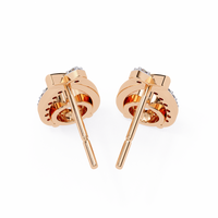 Axis Spark Earrings - 1.2 cts round
