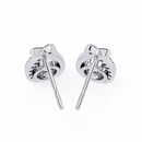 Axis Spark Earrings - 1.2 cts round