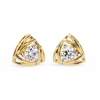 Triad Spark Stud Earrings - 0.7 cts