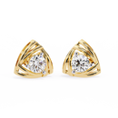 Triad Spark Stud Earrings - 0.7 cts
