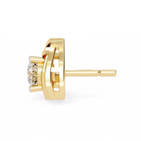 Triad Spark Stud Earrings - 0.7 cts